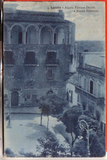 CARTOLINA LAVELLO FP VIAGGIATA1931 PIAZZA PLEBISCITO ANGOLO PAL. DUCALE