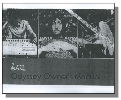 Manuale uso arp odyssey - arp,