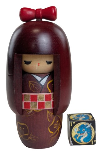 Bambola creativa kokeshi - bambola,