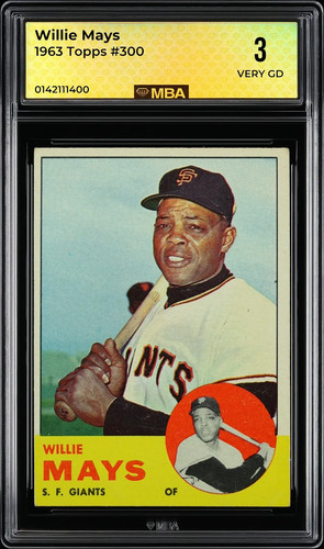 1963 topps willie mays - willie, #300