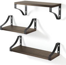 , Mensole Da Muro, Set Di 3
