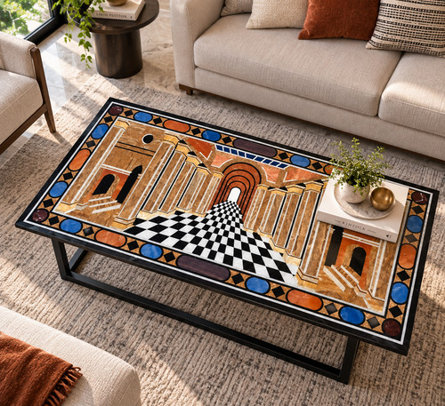 Tavolo marmo nero x72 - nero, 36"x72"