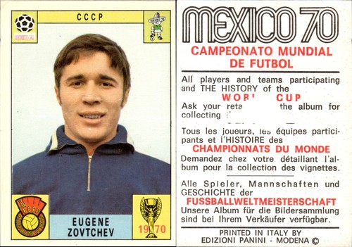 Panini mexico 1970 - 70,