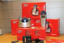 CORDLESS TELECOM TECHSMS Display LCD mono retroillum. vivavoce 2XAAA ric. Blu