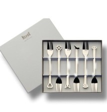 6 Forchette Dolce Serie Evento con Scatola Regalo Mepra acciaio inox 18/10 nuovo