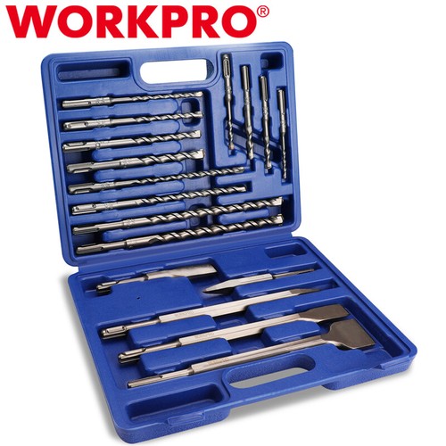 Workpro 17pc sds plus - set, di