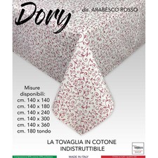TOVAGLIA DORY arabesco ROSSO