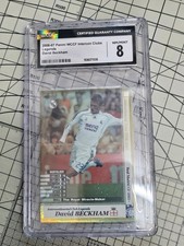 CGC 8 Panini WCCF 2006-07 #LE02 David Beckham Inghilterra Real Madrid Uomo U