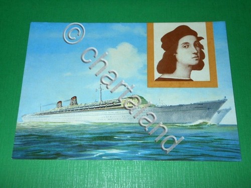 Cartolina navi società di - navi,