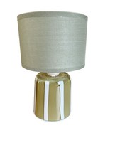 Lampada da tavolo in vetro e