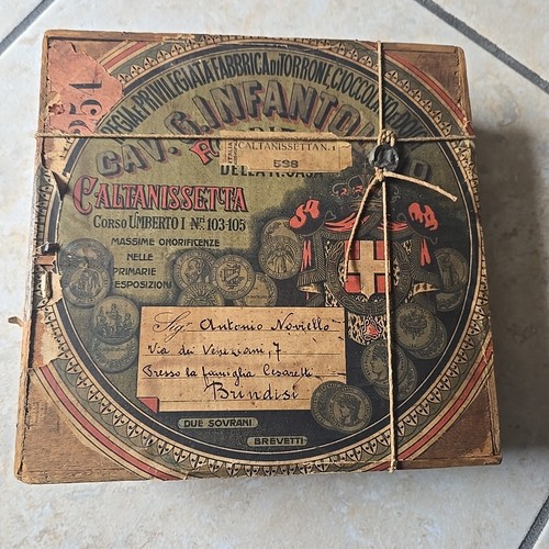 Scatola legno antica cav - di,