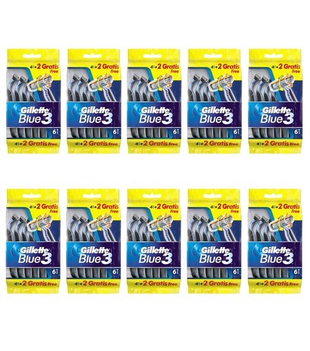 60pz gillette blue rasoio - 60pz,