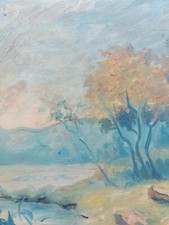 Olio Su Tavola Paesaggio