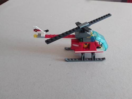 Lego elicottero pompieri 60004 - lego,