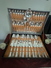 Set Posate 12 Persone Arg 800 Vintage (51pezzi ) - Mai usato