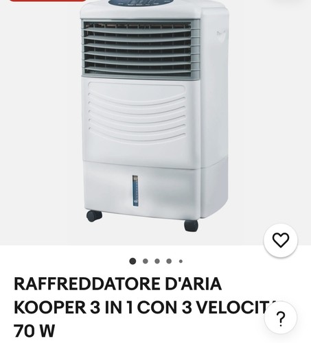 Raffrescatore portatile kooper - portatile,