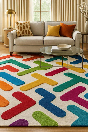Tappeto design fatto mano - tappeto, a