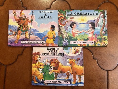Storia della bibbia pop up - 3x,