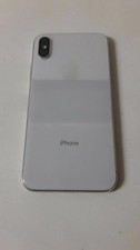 SCOCCA POSTERIORE per IPHONE X TELAIO VETRO BACK COVER FRAME Bianca