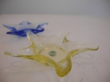 Stella ambra in vetro di