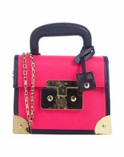 Borsa a mano con tracolla by Pollini, fucsia/magenta e nero