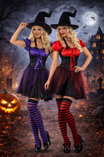 Costume cosplay strega - , donna