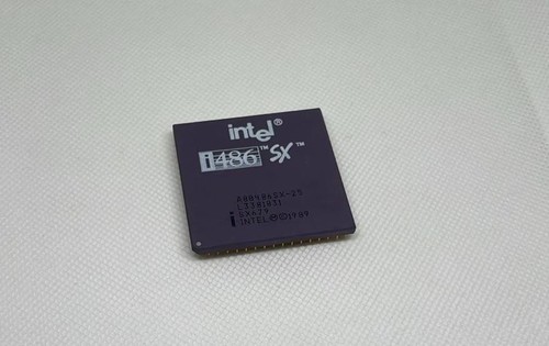 Processore vintage intel 486 - processore,
