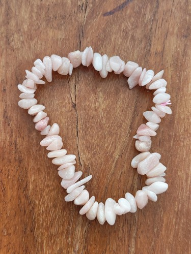 Bracelet baroque opale - en, rose