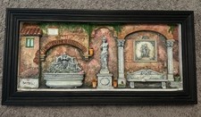 3D MixedWall Art Certificato di Autenticità Fausto Battelli Ninfeo di Valle Giulia