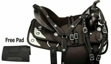 Sella sintetica nera - , western