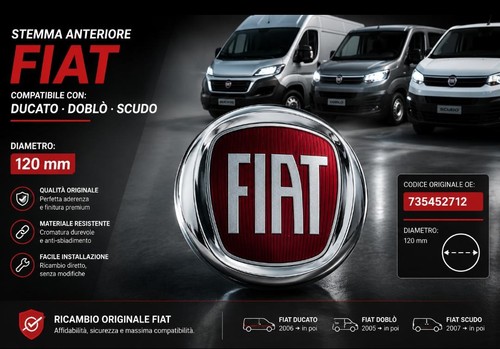 Fiat ducato dal 2006 fregio - fiat,