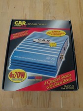 Amplificatore per auto professionale 4 canali stereo conbass boost 4x70W