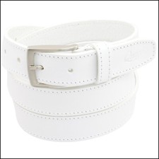 Cintura Uomo vera Pelle Bianca
