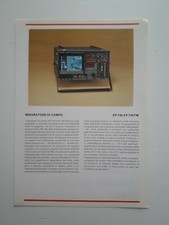 Scheda Tecnica UNAOHM Misuratore di Campo EP 740-EP 740 FM 