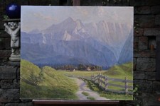 Quadro atmosfera serale Alpi