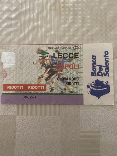 Lecce napoli biglietto - biglietto, calcio