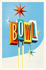 Poster Insegna Vicolo Bowling