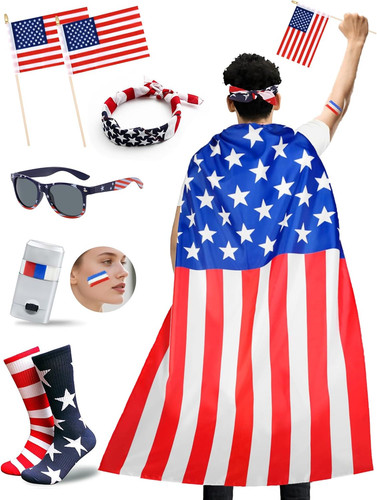 Costume mantello bandiera - costume,