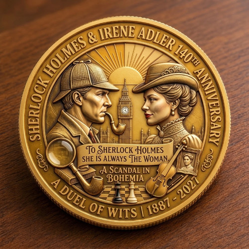 Moneta commemorativa sherlock - moneta,