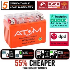 Batteria Moto MG12ZS Atom Gel