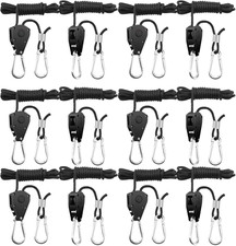 6 Coppie (12 Pezzi) 1/8 Di Pollice Rope Ratchet Ganci Di Corda, Nylon Cricchetto