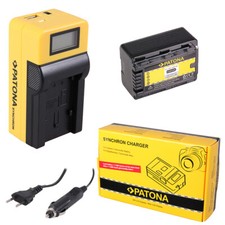 Batteria Patona + caricabatteria Synchron LCD USB per Panasonic HDC-SD80
