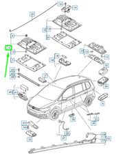 VW TIGUAN AD MK2 illuminazione interna tetto anteriore 5TA947105ADYS