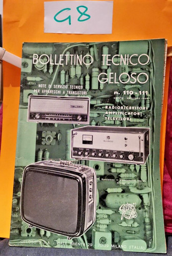 Bollettino tecnico geloso - bollettino,
