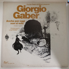 GIORGIO GABER - Anche per oggi non si vola LP 33 giri
