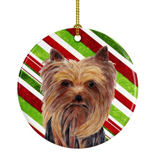 Yorkie candy cane - yorkie,