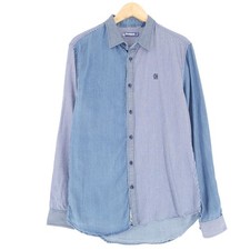 Camicia Desigual Blu In Cotone