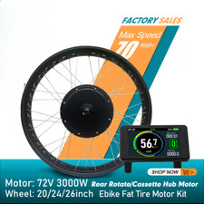 Kit 72V 3000W 20 24 26inch