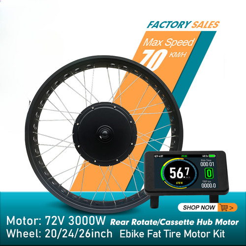 Kit 72v 3000w 26inch - kit,
