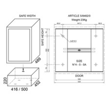 Piedistallo supporto 220 cm